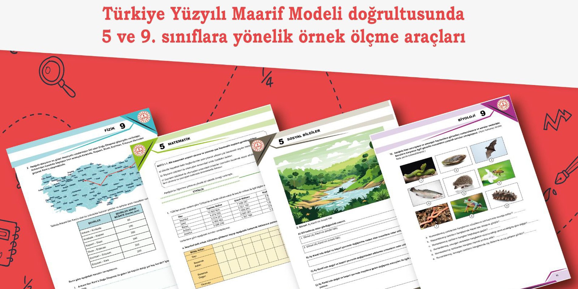 YENİ MÜFREDATA UYGUN YENİ ÖRNEK ÖLÇME ARAÇLARI YAYIMLANDI